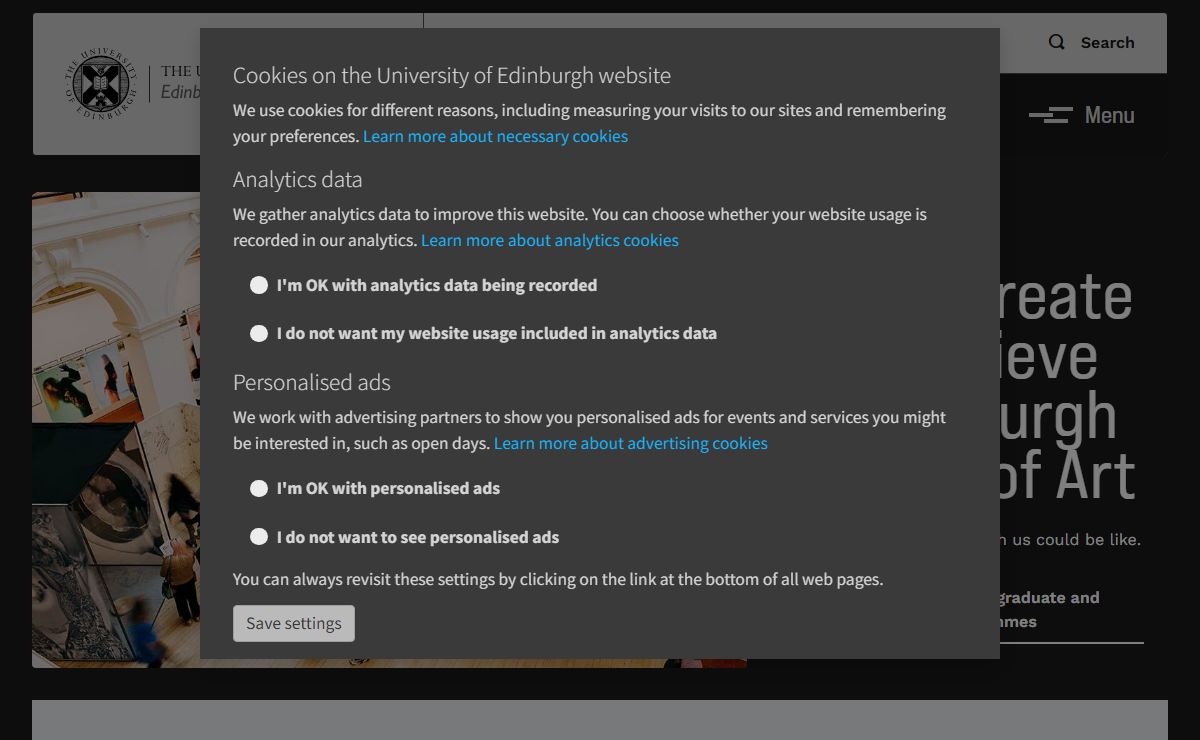 Learn, create and achieve at Edinburgh College of Art | Edinburgh College of Art