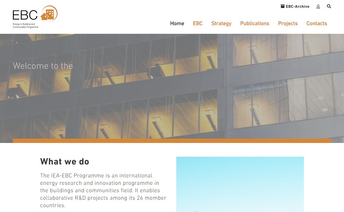 International Energy Agency’s Energy in Buildings and Communities Programme || IEA EBC