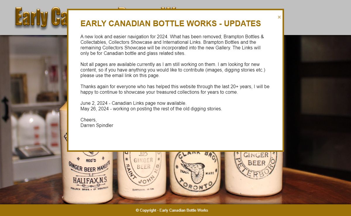 Early Canadian Bottle Works