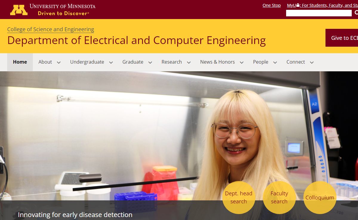 Department of Electrical and Computer Engineering | College of Science and Engineering