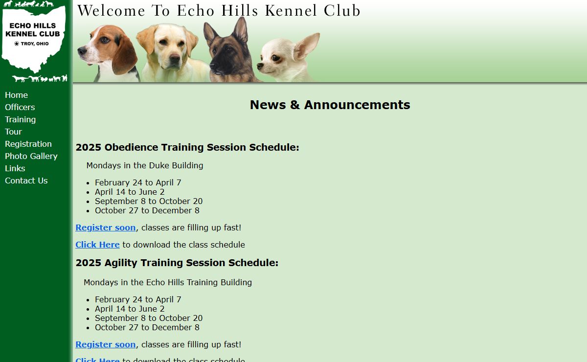 Echo Hills Kennel Club
