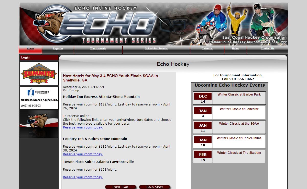 Echo Inline Hockey League