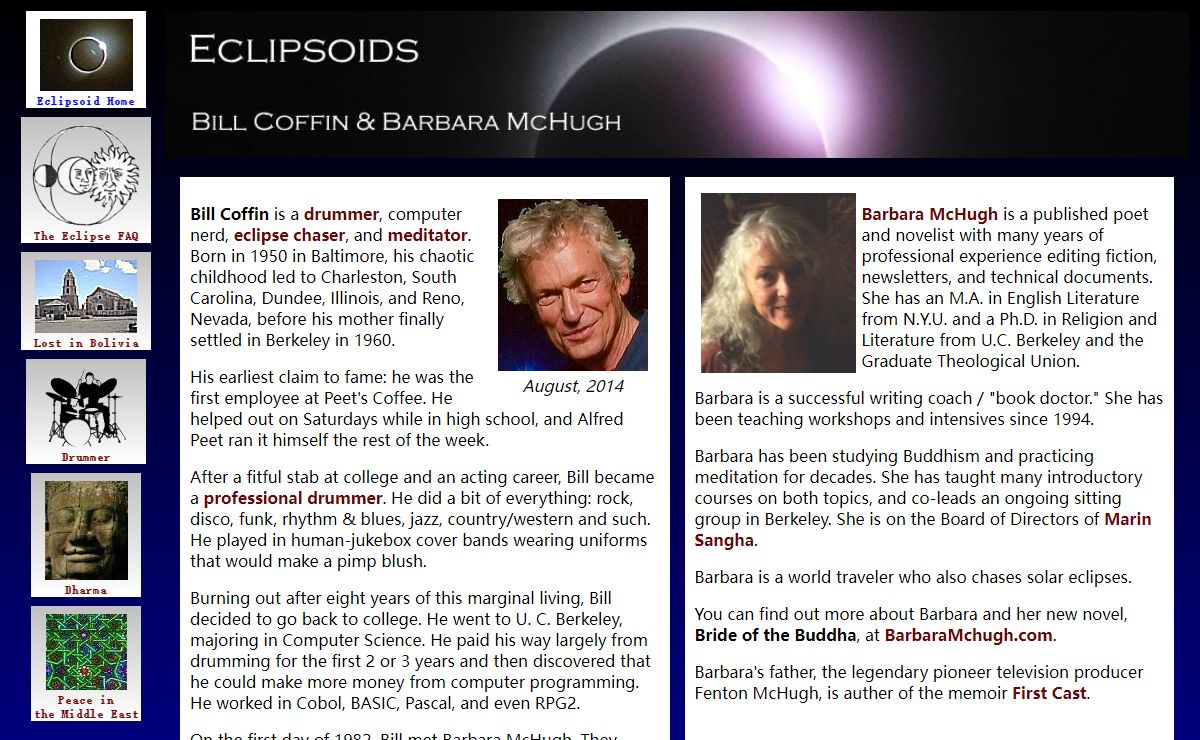 Eclipsoids: Barbara and Bill