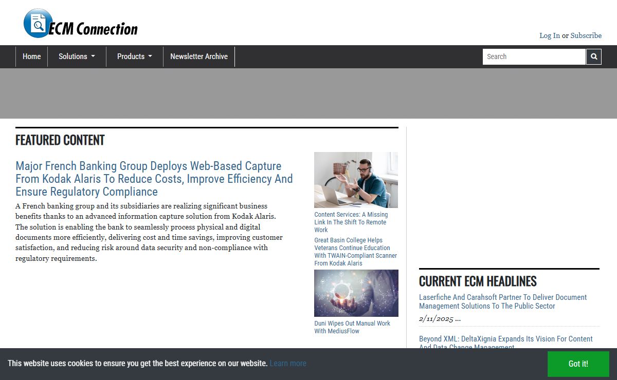 Enterprise Content Management Connection - ECM Connection