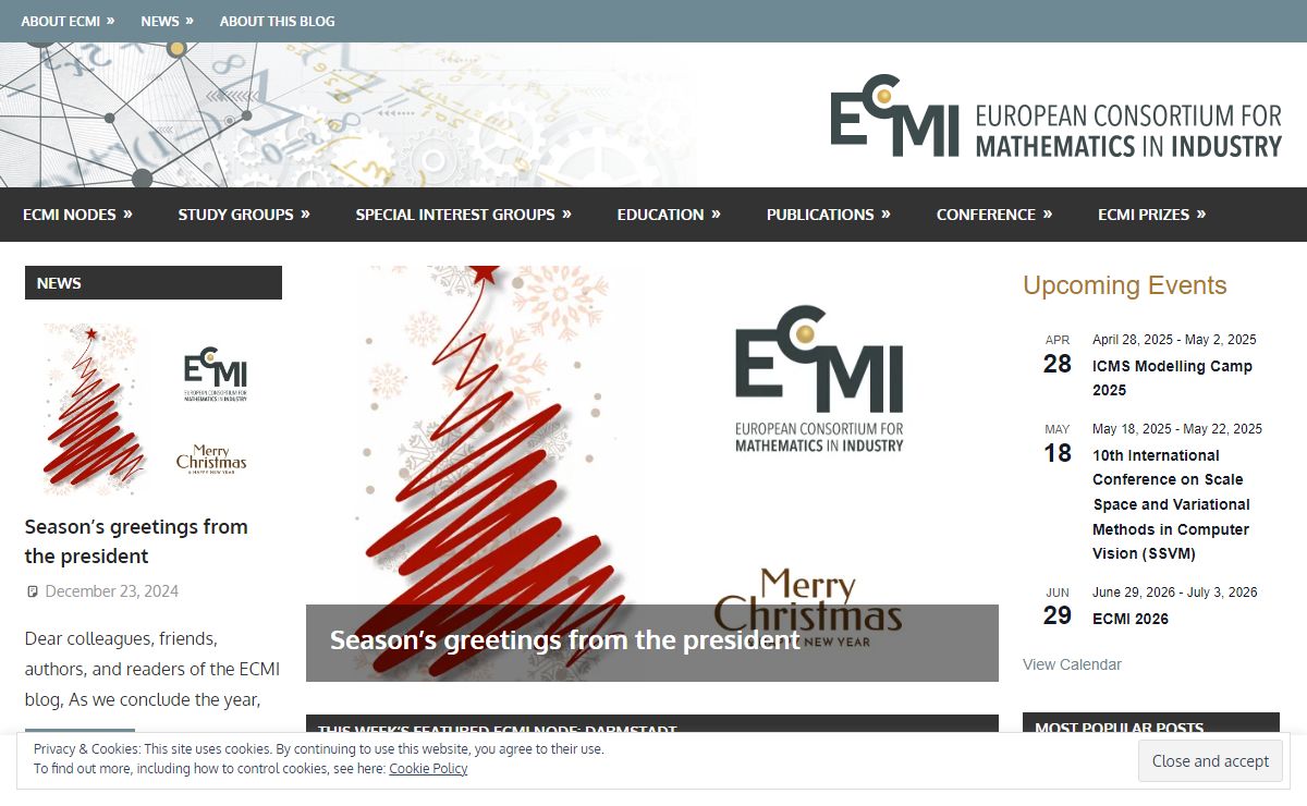 ECMI – European Consortium for Mathematics in Industry