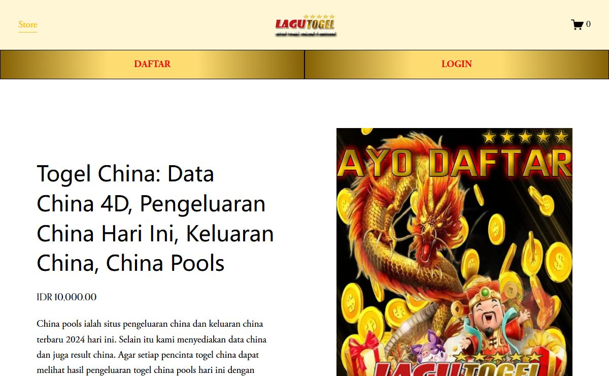 Togel China: Data China 4D, Pengeluaran China Hari Ini, Keluaran China, China Pools