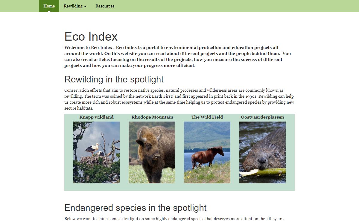 Eco Index - Eco Index