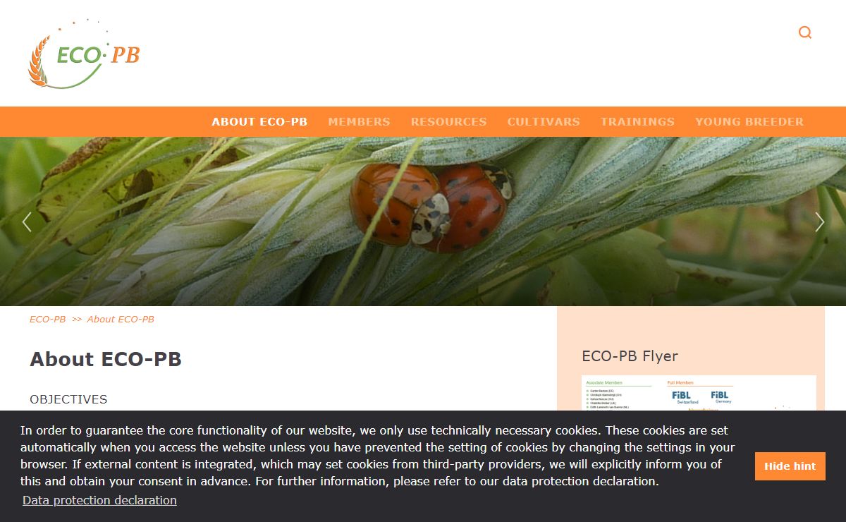 ECO-PB - About ECO-PB 