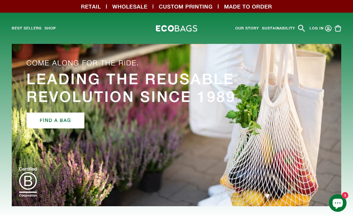 ECOBAGS: Eco-Friendly Shopping Bags