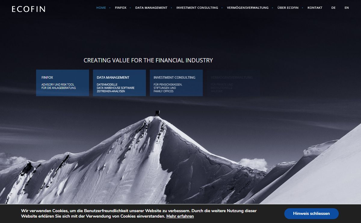 Home Page ECOFIN - ECOFIN Website