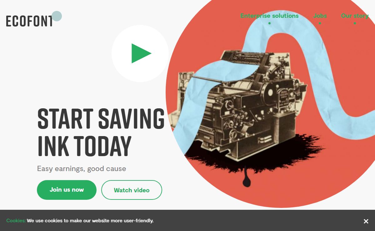 Ecofont: easy earnings, good cause