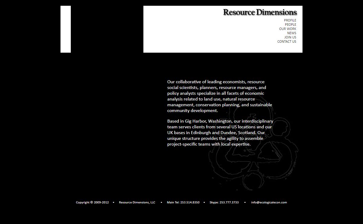 Resource Dimensions