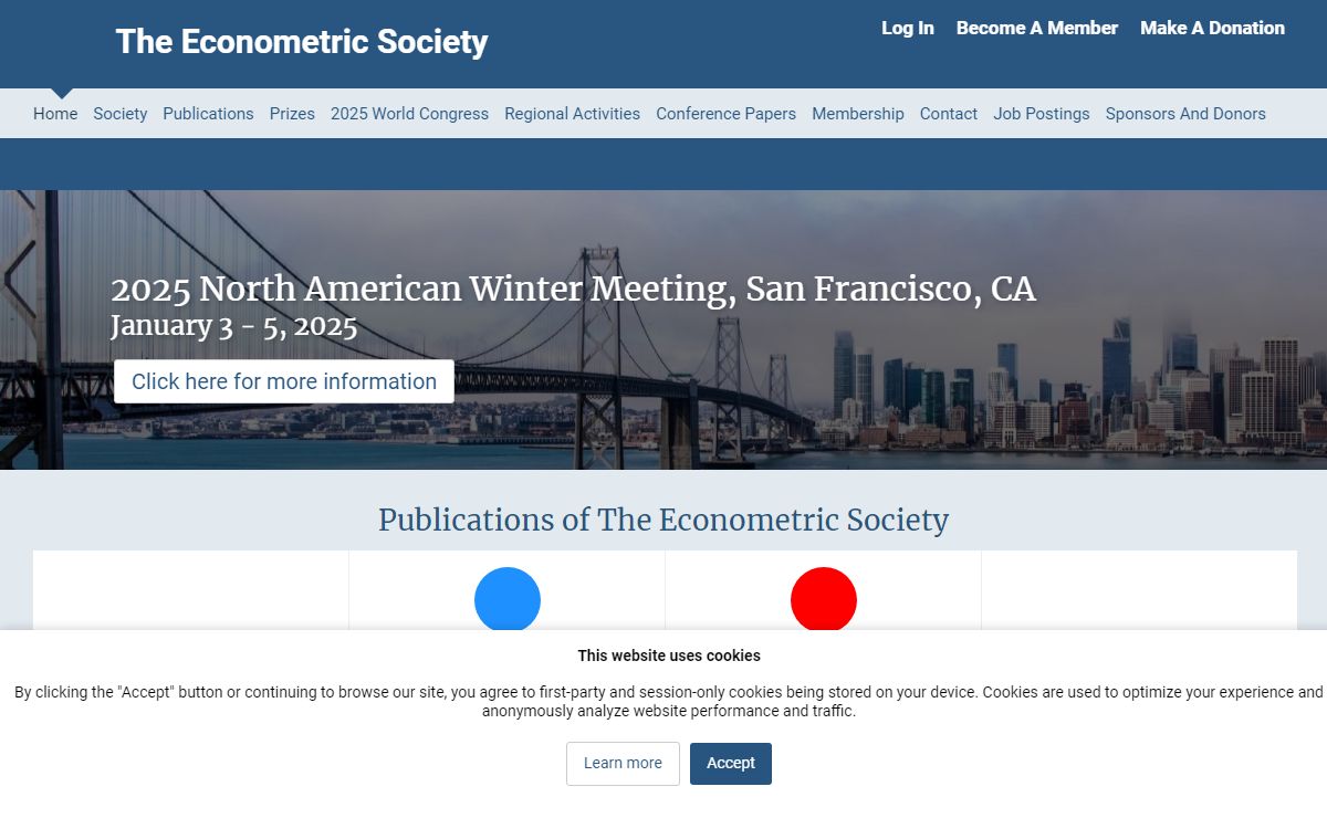 Home | The Econometric Society