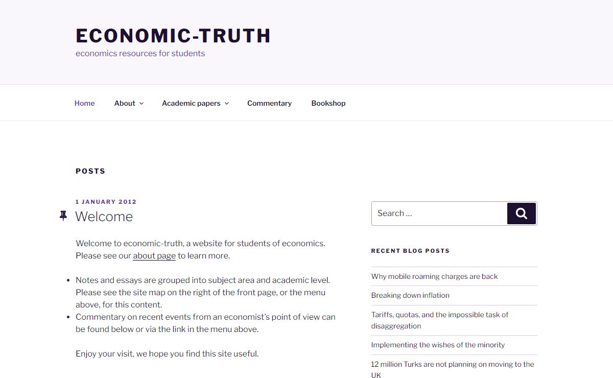 economic-truth – economics resources for students