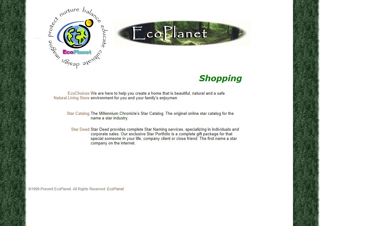 EcoPlanet Corporation - Living meaningful, healthy, sustainable lives.