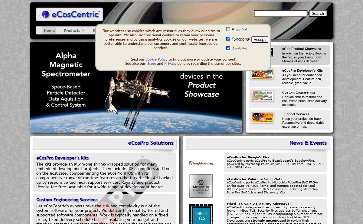 eCosCentric - the eCos real-time operating system experts