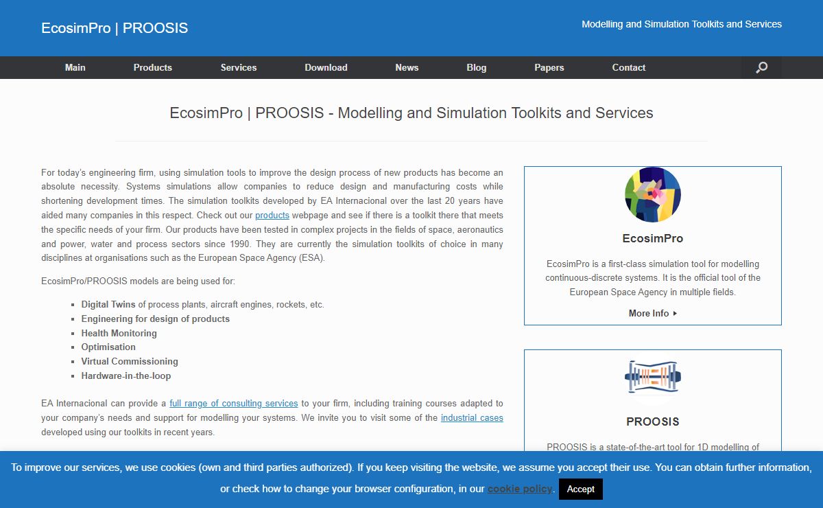 EcosimPro | PROOSIS Modelling and Simulation Software