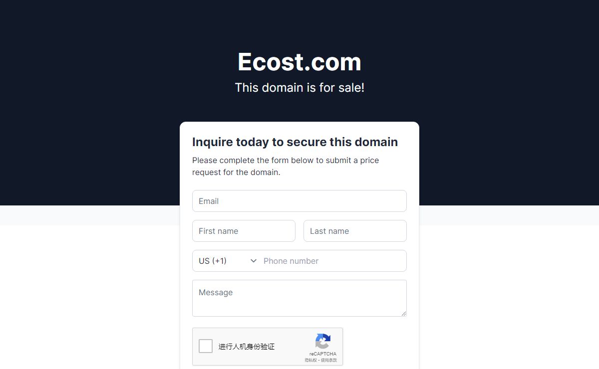 Ecost.com is for sale. Buy it today!