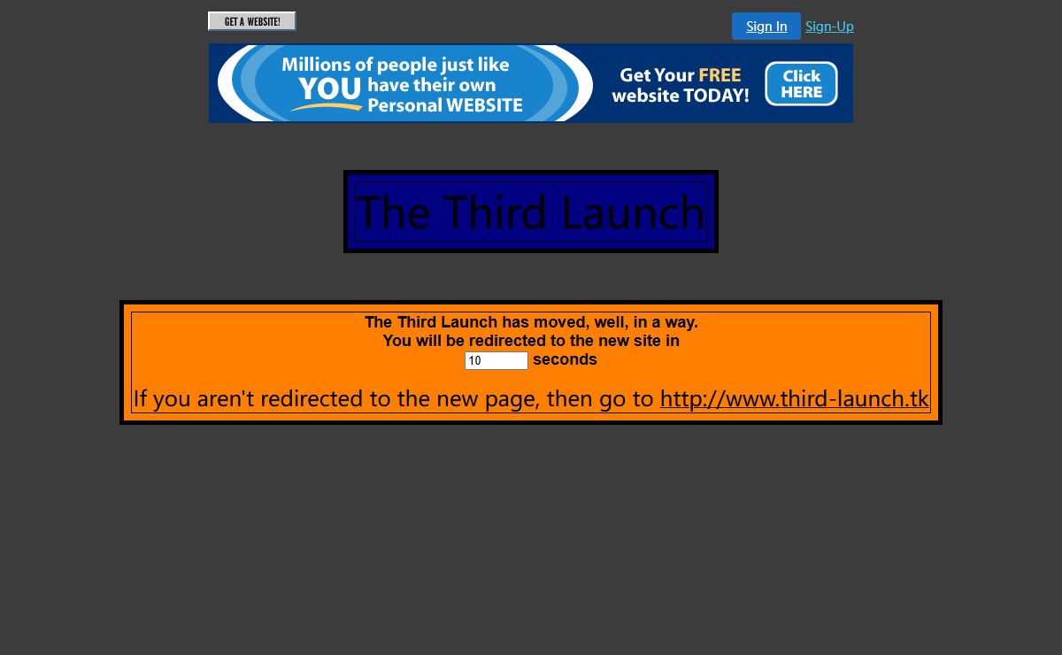 Third Launch