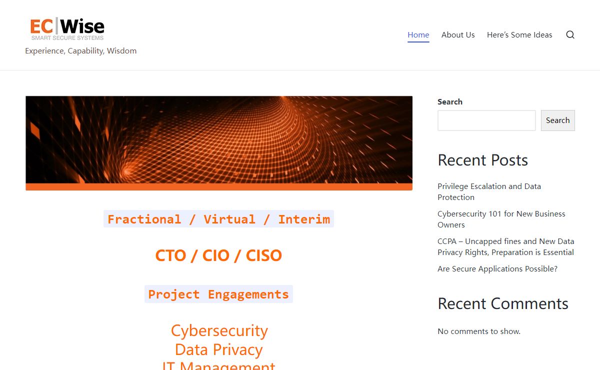 EC Wise – Experience, Capability, Wisdom