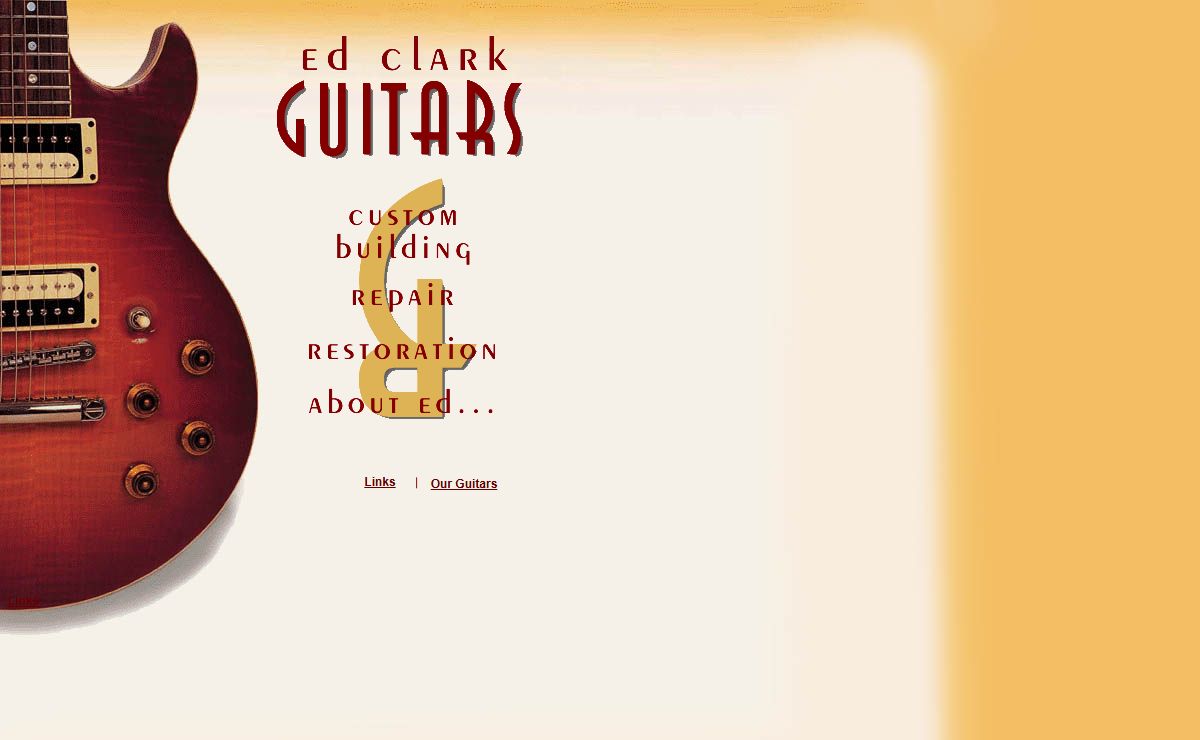Ed Clark Guitars, Custom Building. Expert Guitar Repair Vintage Guitar Restoration Services. Masterful lutherie services for all fretted instruments.