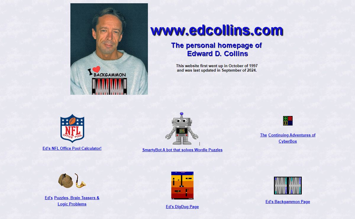 The Personal Homepage of Edward D. Collins