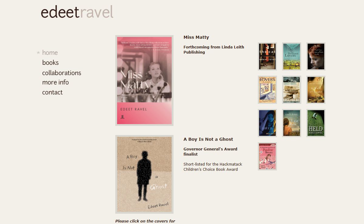 Edeet Ravel's official site