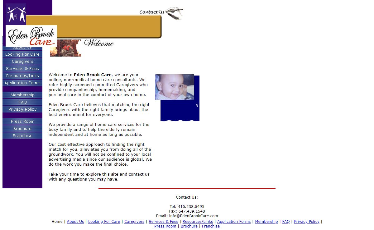 Welcome to Eden Brook Care - When Help is Needed