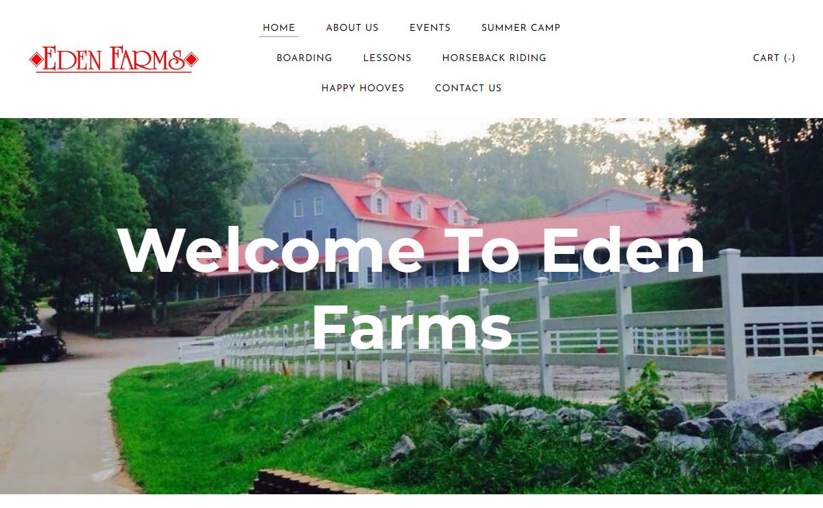 Eden Farms - Horse Stable & Boarding | Greenville, SC & Upstate, SC | Eden Farms