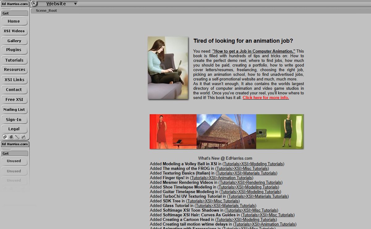 EdHarriss.com A collection of Eds Work and SOFTIMAGE|XSI Resources