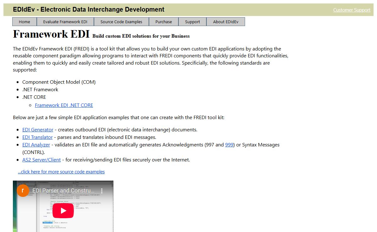 An EDI Development Solution