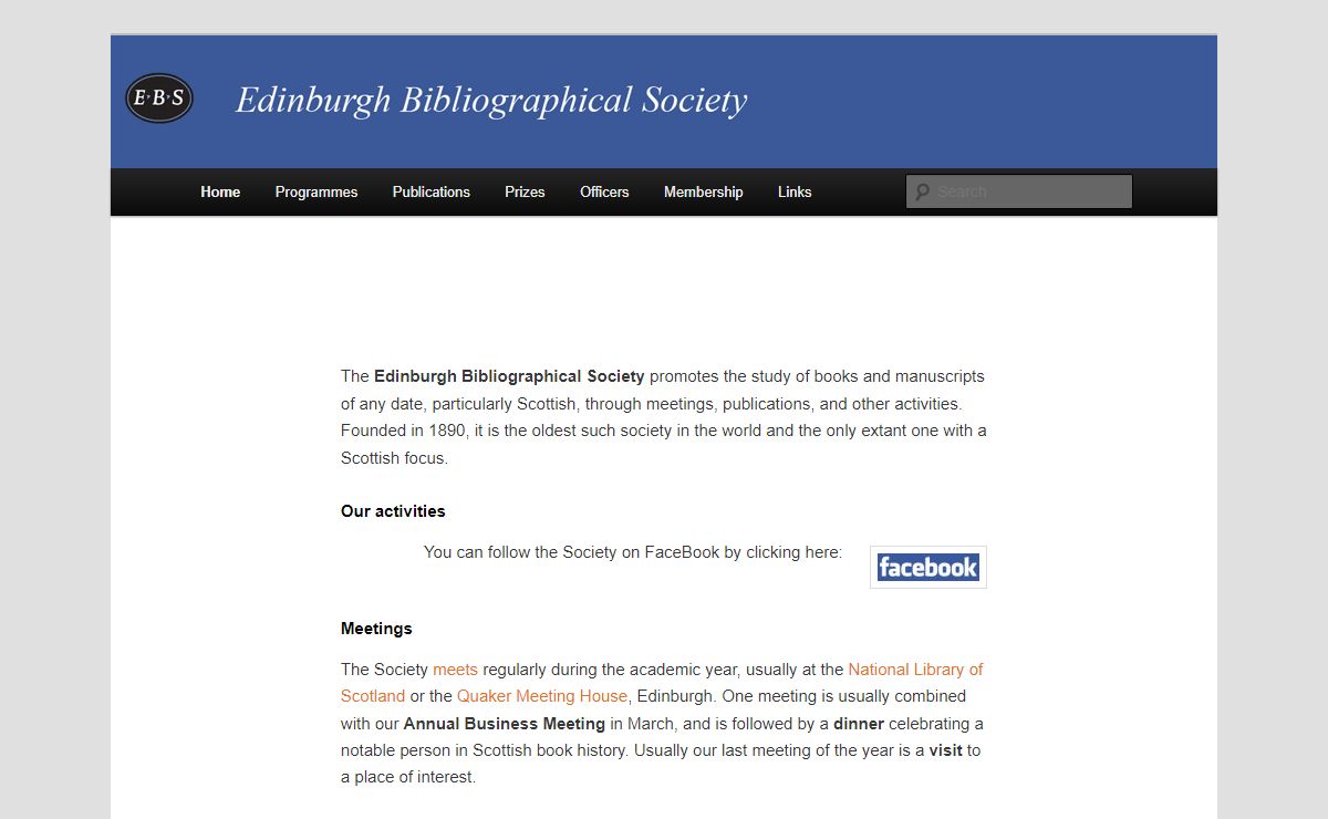 Edinburgh Bibliographical Society