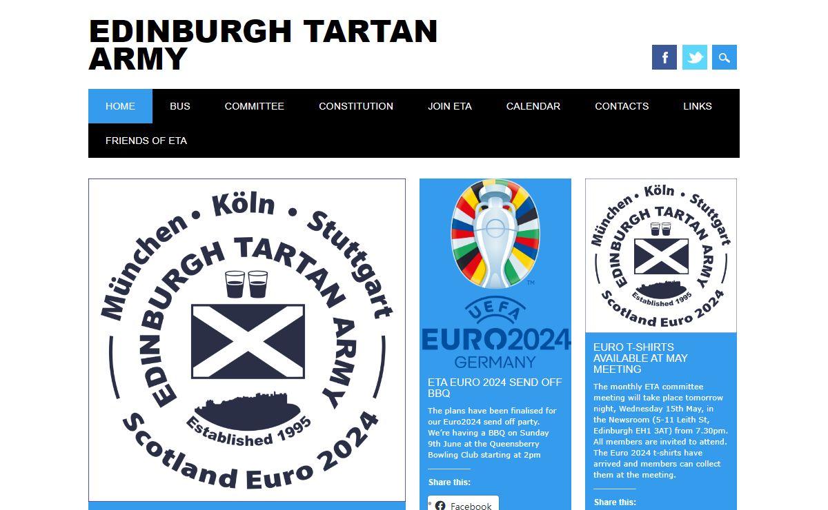 Edinburgh Tartan Army – Tartan Army Footsoldiers supporting the Scotland International Team at home and abroad