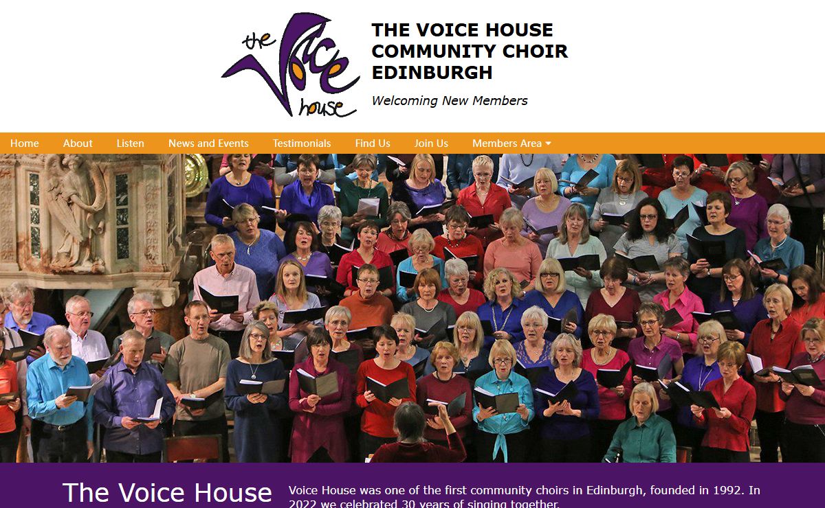 Edinburgh Voice House Choir - Welcome