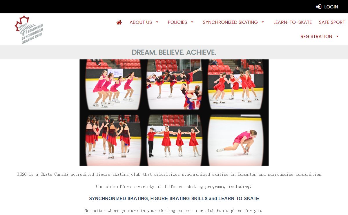 HOME :: Edmonton Synchronized Skating Club - figure skating
