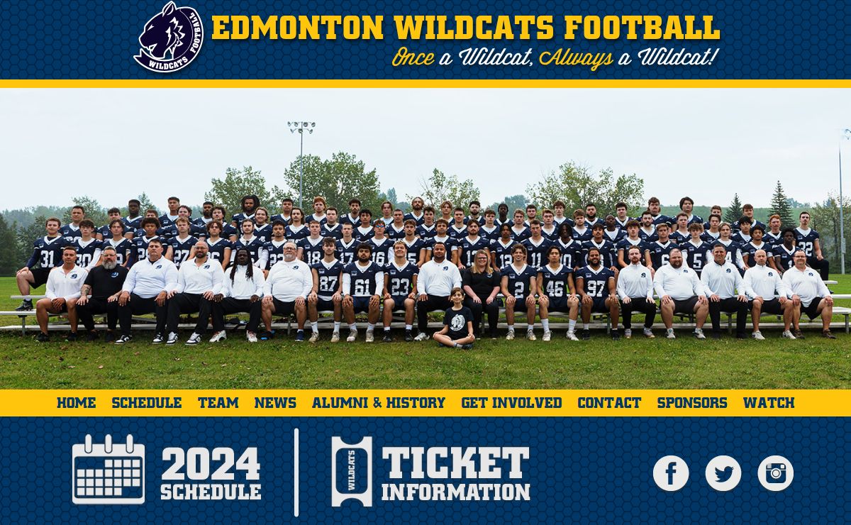 Edmonton Wildcats Football Club | Once a Wildcat, Always a Wildcat!