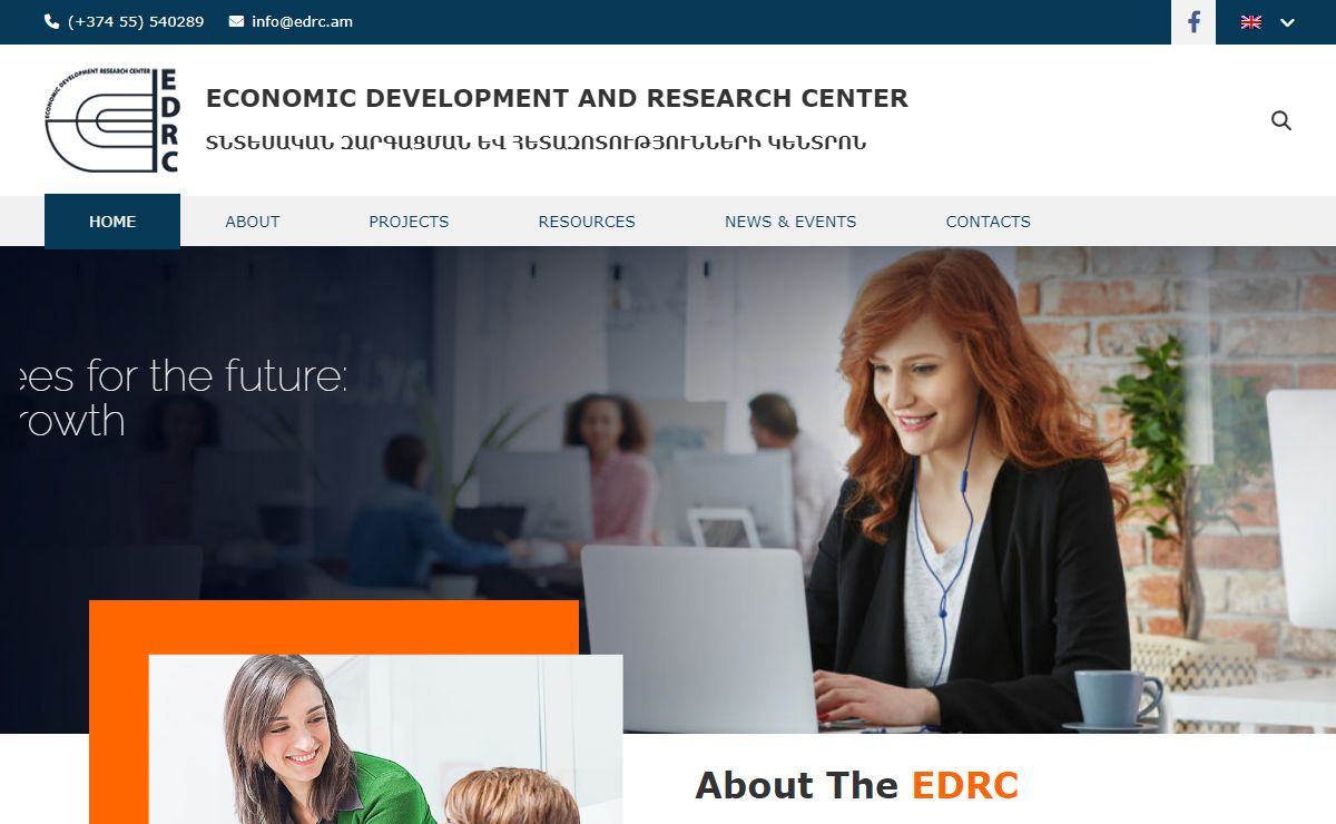 EDRC – ECONOMIC DEVELOPMENT AND RESEARCH CENTER