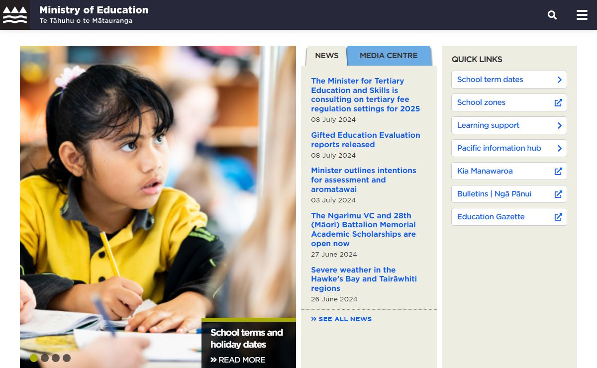 Home – Education in New Zealand