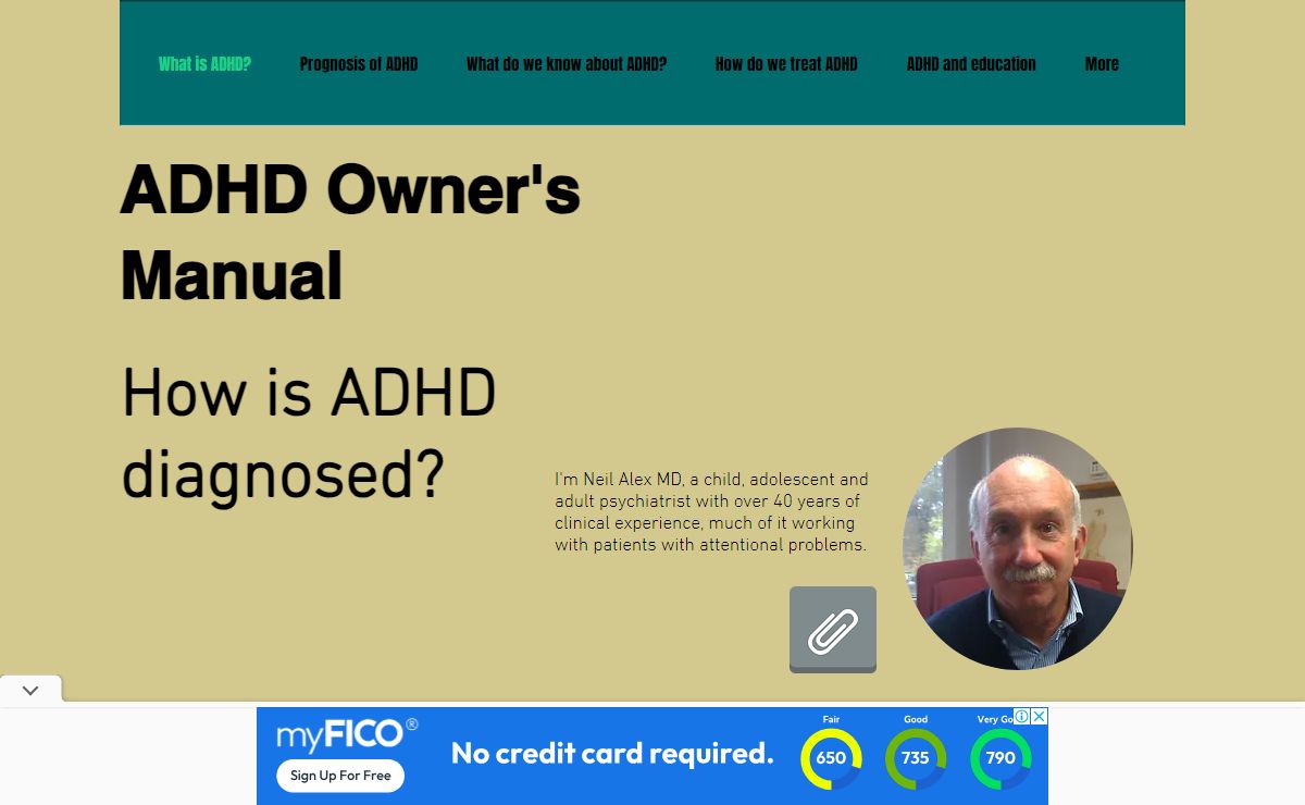 Diagnosis | ADHD Owner's Manual | United States