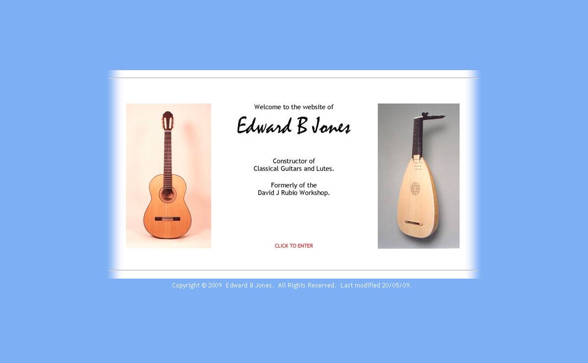 Classical Guitars by Luthier Edward B Jones