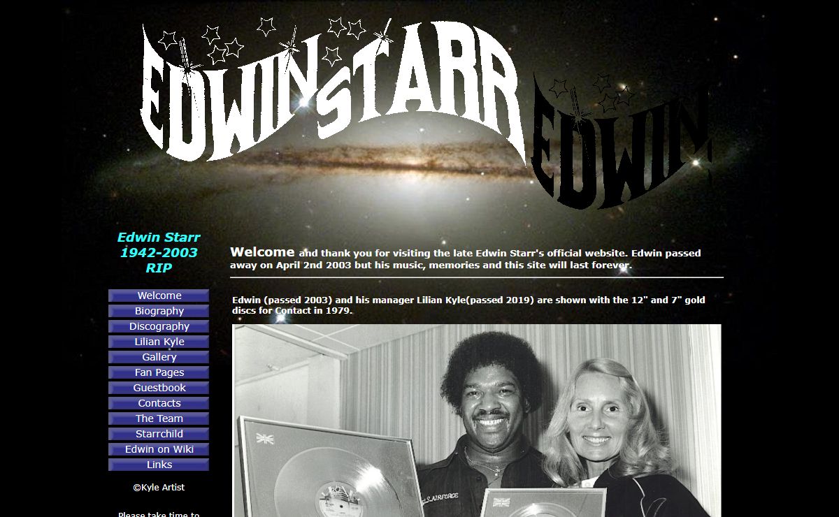 The Official Edwin Starr website