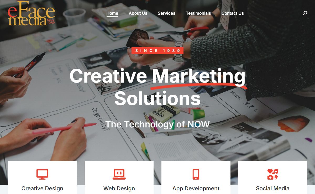 eFace Media – Web Solutions Company Long Island, Long Beach, Nassau County NY