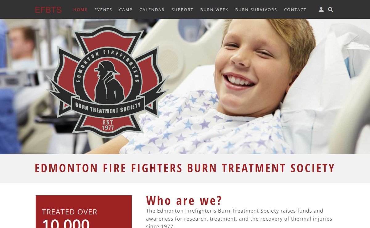 Edmonton Firefighter Burn Treatment Society > Home