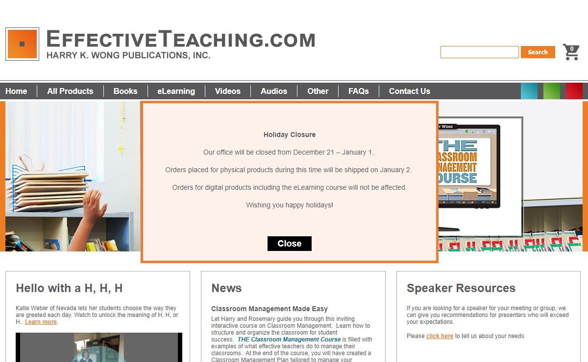 Effective Teaching | Harry K. Wong Publications