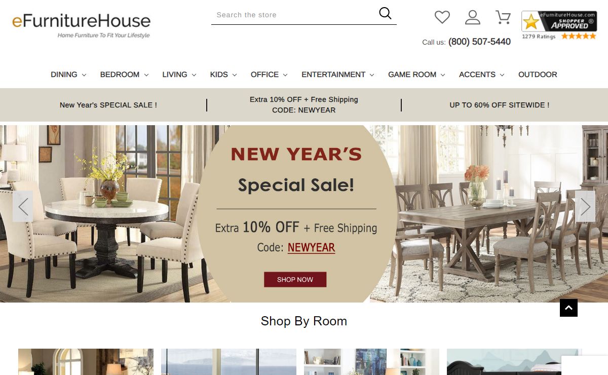 eFurniture House | Online Home Bedroom & Dining Furniture