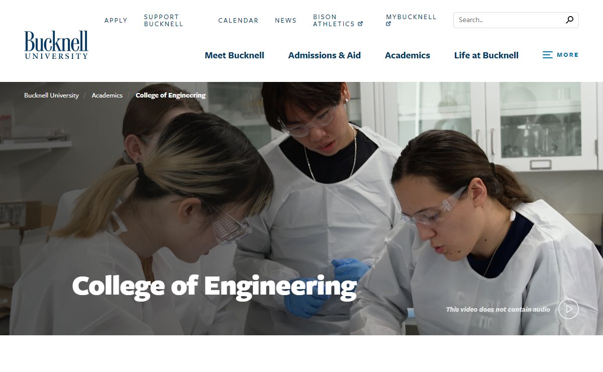 College of Engineering | Bucknell University | Nationally Ranked