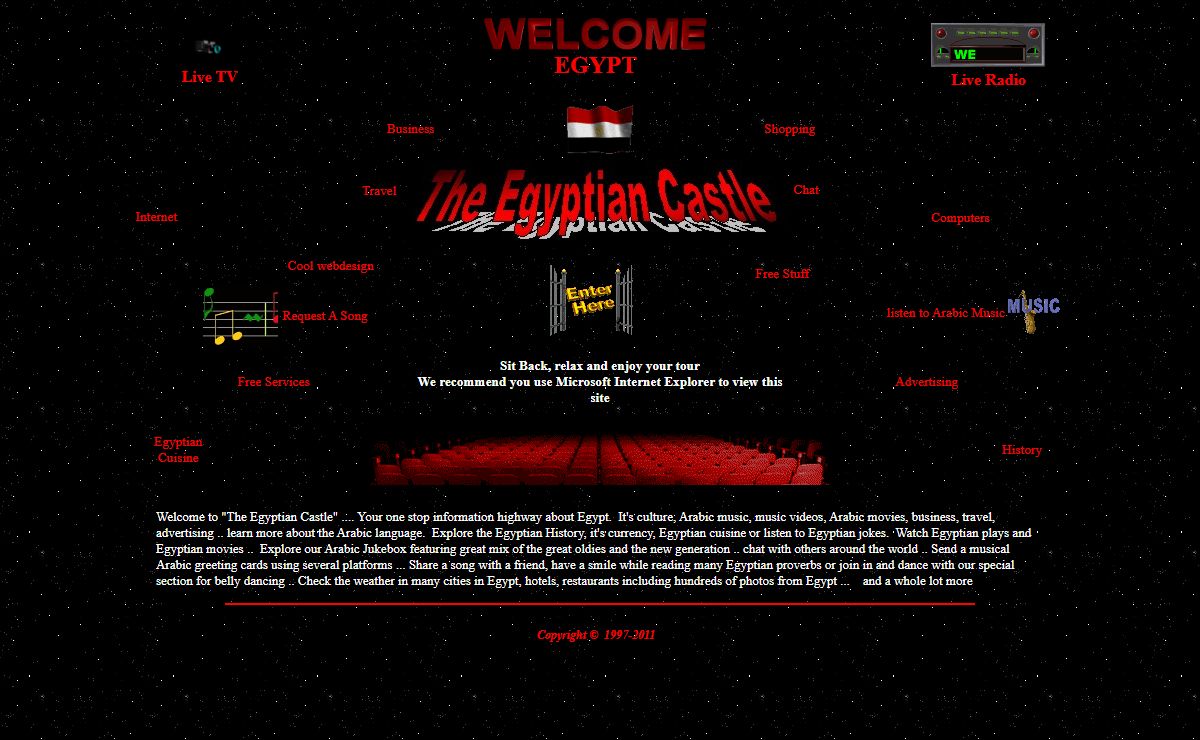 Egyptian Castle - Egypt Information - Including Culture Music