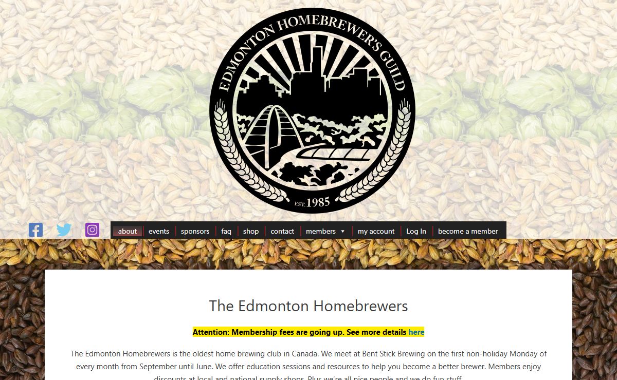 Edmonton Homebrewers Guild – Edmonton Homebrewers Guild