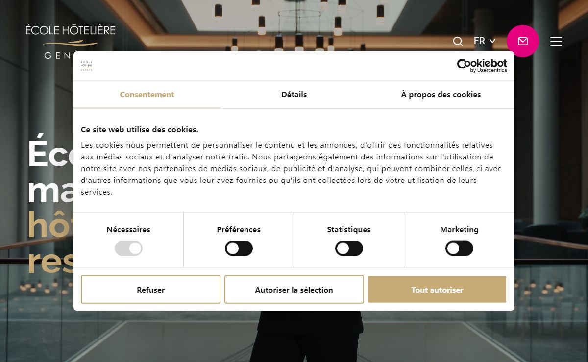 Ecole Hôtelière de Genève | Formation de Management en Hôtellerie