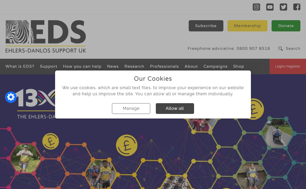 The Ehlers-Danlos Support UK | UK Charity for EDS and HSD